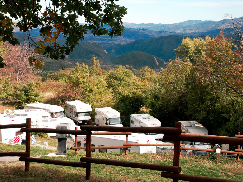 Camper Camping Le Fonti
